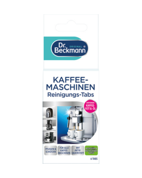 Dr. Beckmann Kaffeemaschinen Reinigungs­Tabs, 6 Stueck